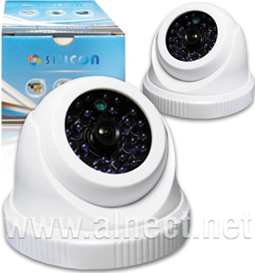 800 TVL 1//3/" HDIS Mini Dome Indoor Security Camera DC 12V