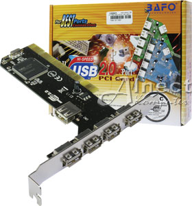 jual pci card to usb 2 0 high speed 4 port bafo kartu jual pci card to usb 2 0 high speed 4 port bafo kartu
