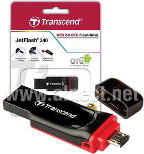 Jual USB Flashdisk Transcend JetFlash 340 OTG 32GB 