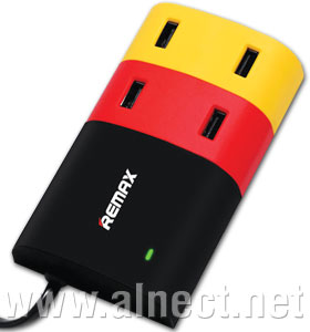 Jual Desktop Charger USB Safe Enough 5V/6A 4 Port Remax 